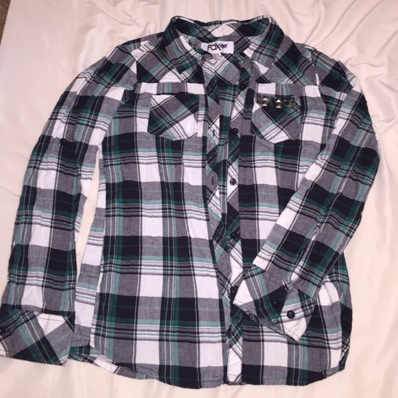 Fox riders button up