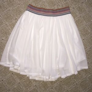 White skirt