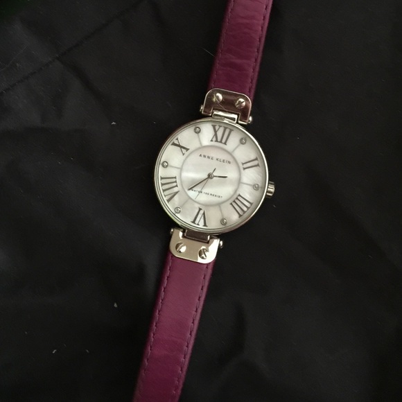 Anne Klein watch. Purple Band