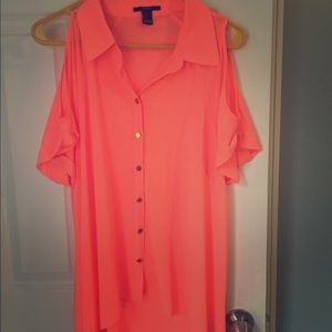 Forever 21 high low tunic size large