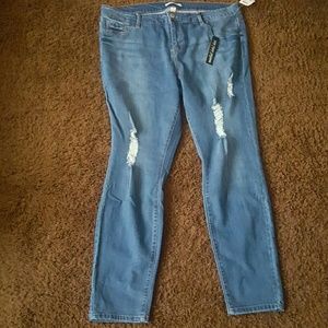 Stretchy skinny jeans