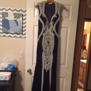 Gorgeous Velvet Macduggal gown
