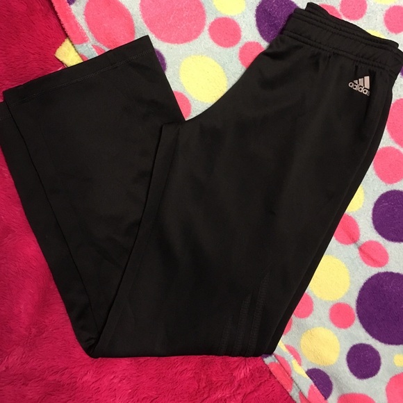 Black adidas sweat pants