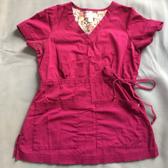 Koi Scrub Top