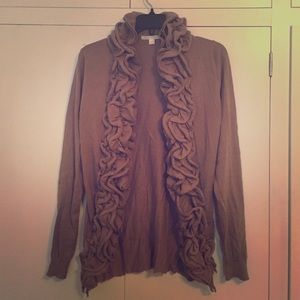 Cute ruffle cardigan