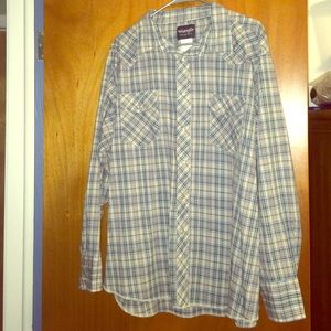Wrangler Pearl Snap Button Up Shirt