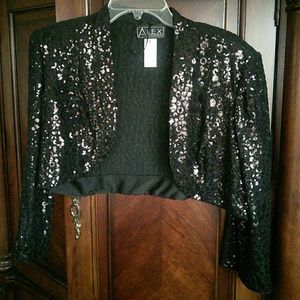 Sequined bolero