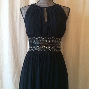 Navy blue formal dress