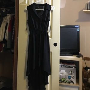 Forever 21 high low black dress