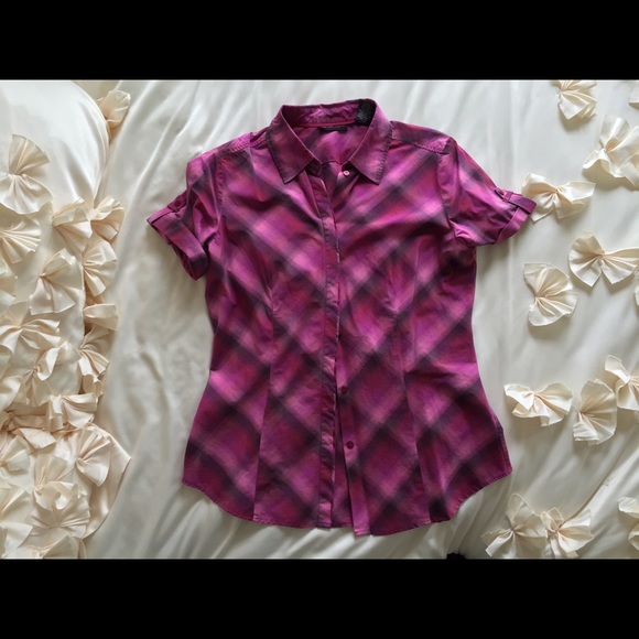 Pink New York & Co. Shirt Size M