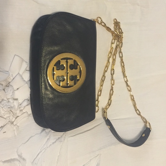 Tory Burch Logo Clutch - Picture 2 of 4