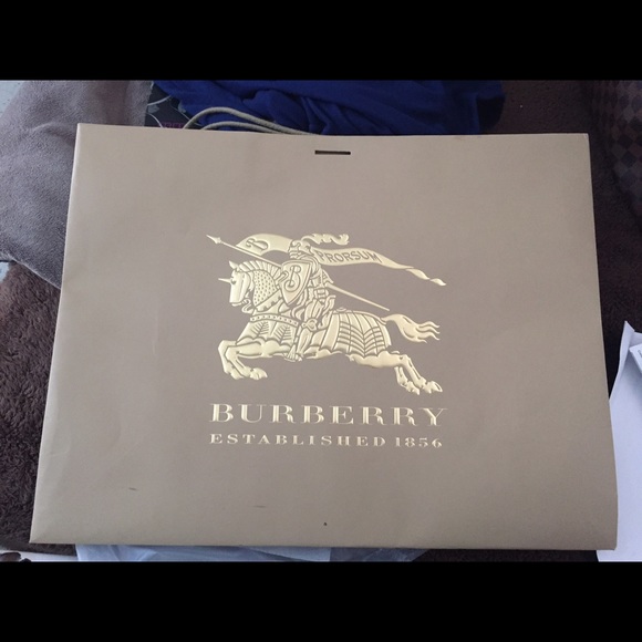 Burberry gift bag