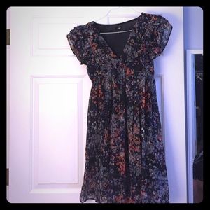 Fun and flirty floral empire waist dress