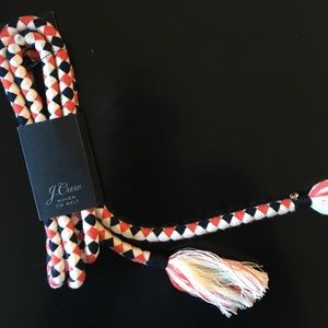 J. Crew Woven Tie Belt