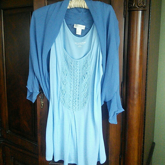 Spring tank and sheer top