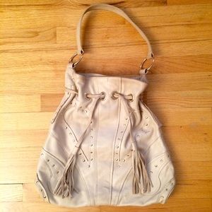 Bulga Large Butterfly Bag in Cream