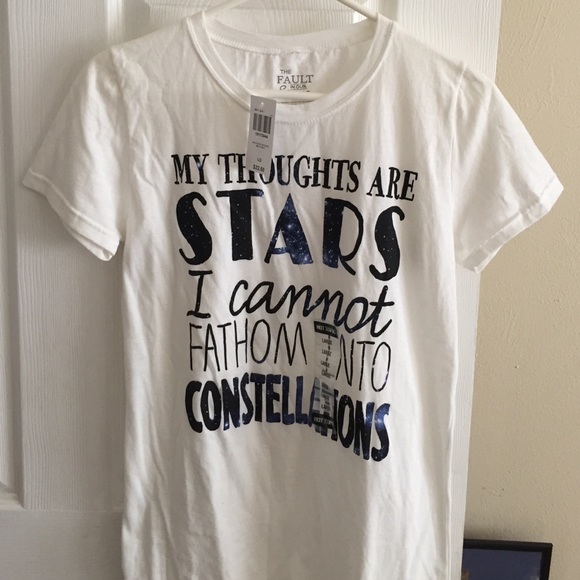 The Fault in Our Stars Thoughts Are Stars Tee