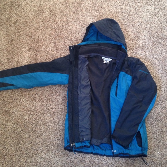 Columbia winter jacket, removable liner, medium