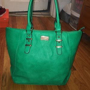 Teal Nine West purse