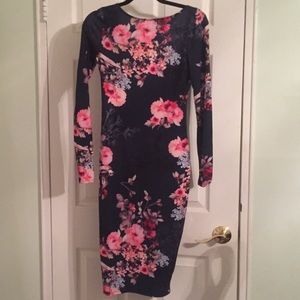ASOS Floral Bodycon Dress