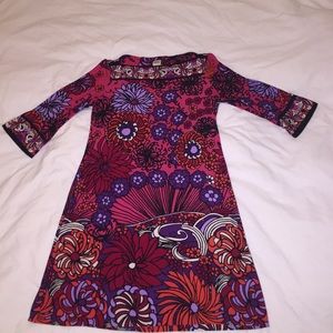 Ali Ro Red/Purple Print Dress