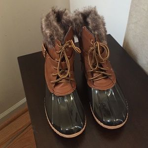 Furry LL Bean rain boots