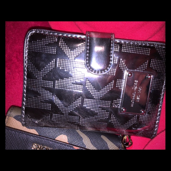 Michael Kors silver wallet