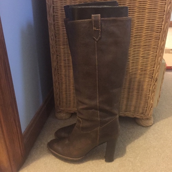 Banana Republic Leather Boots Brown 8