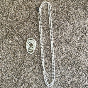 Opening Night  90" endless necklace w/ Elaine