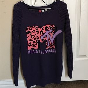 MTv Purple Sweater