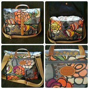 FOSSIL Key Per Hanbag + Matching Clutch/Wallet