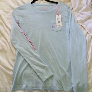 Vineyard vines long sleeve vintage whale tshirt