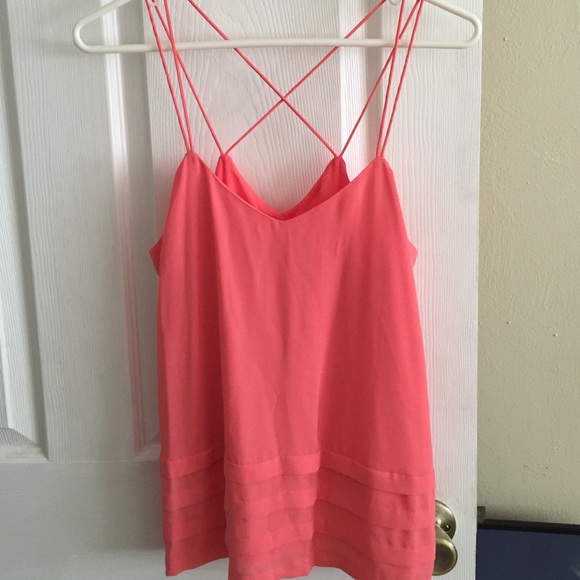 Pleated Cami in Sugar Coral - Picture 1 of 2