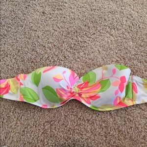 Victoria's Secret Floral Bandeau Bikini Top