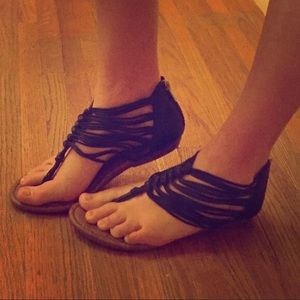 NEW Lucky Brand women's gladiator strap sandals