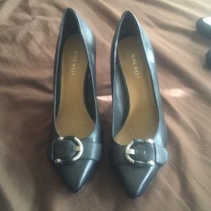 Black Nine West heels