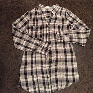 Size large  black and gold Maurice blouse