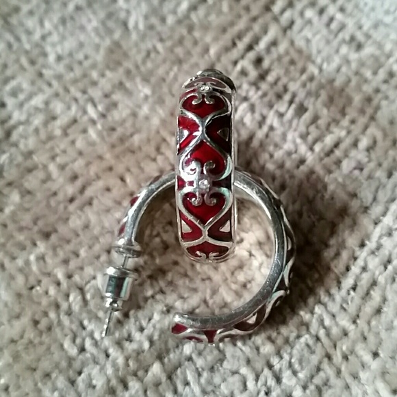 Brighton heart filigree hoops