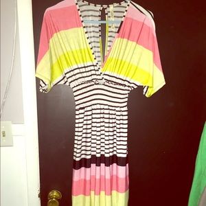 Short sleeve sun dress