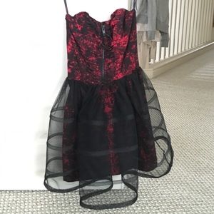 Betsey Johnson strapless dress