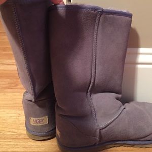 Purple Tall Ugg Boots.