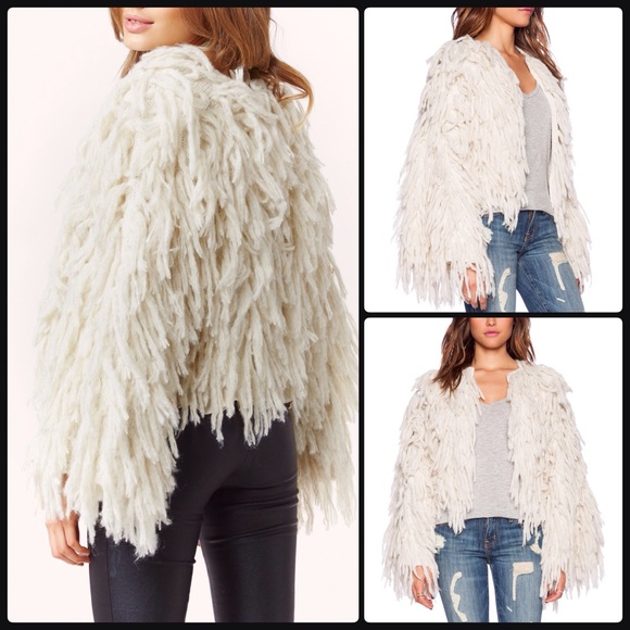shaggy cropped jacket