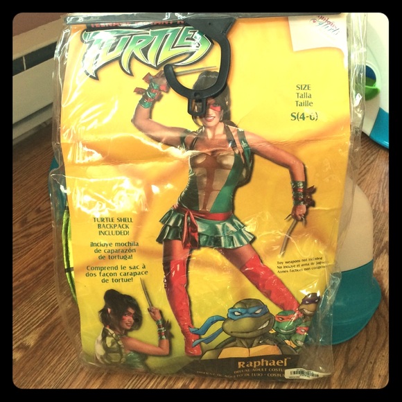 Ninja turtle Raphael adult woman's costume