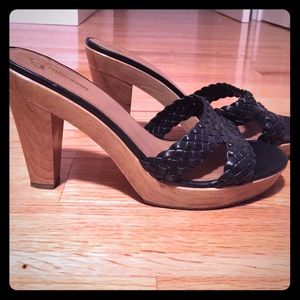 Fergalicious High Heel. Open Toed