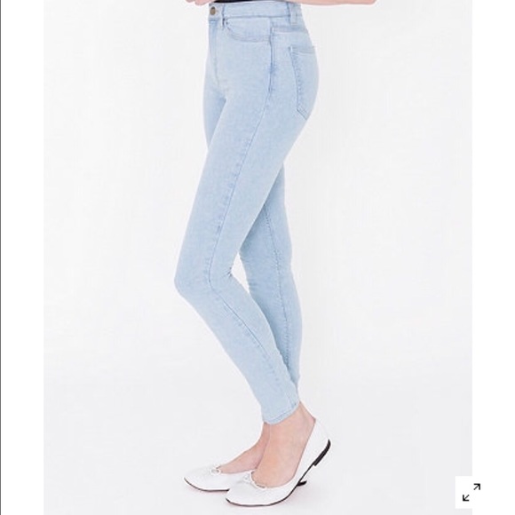 american apparel pencil jeans