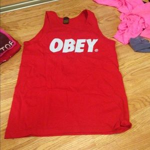 Men's OBEY tank- BRAND NEW NEVER WORN