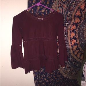 Maroon  long sleeve