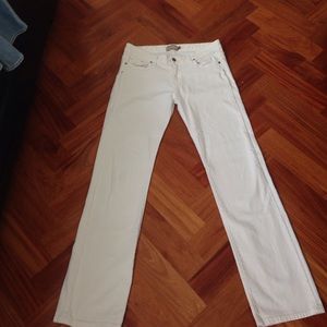 Paige white denim jeans