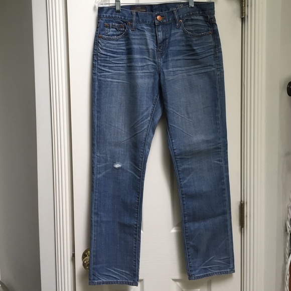 J. Crew Slim Broken In Boyfriend Jeans