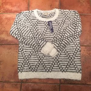 BNWT Fuzzy Shimmer Sweater - soft and comfy